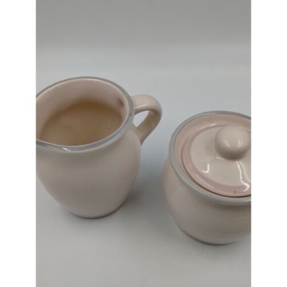 Pfaltzgraff Sunrise or Aura pattern Sugar Bowl and Creamer - Picture 2 of 8